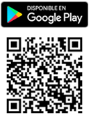 Escanea o toca la imagen del código QR con el enlace para descargar la aplicación móvil de GTR Plus en la tienda de Google Play